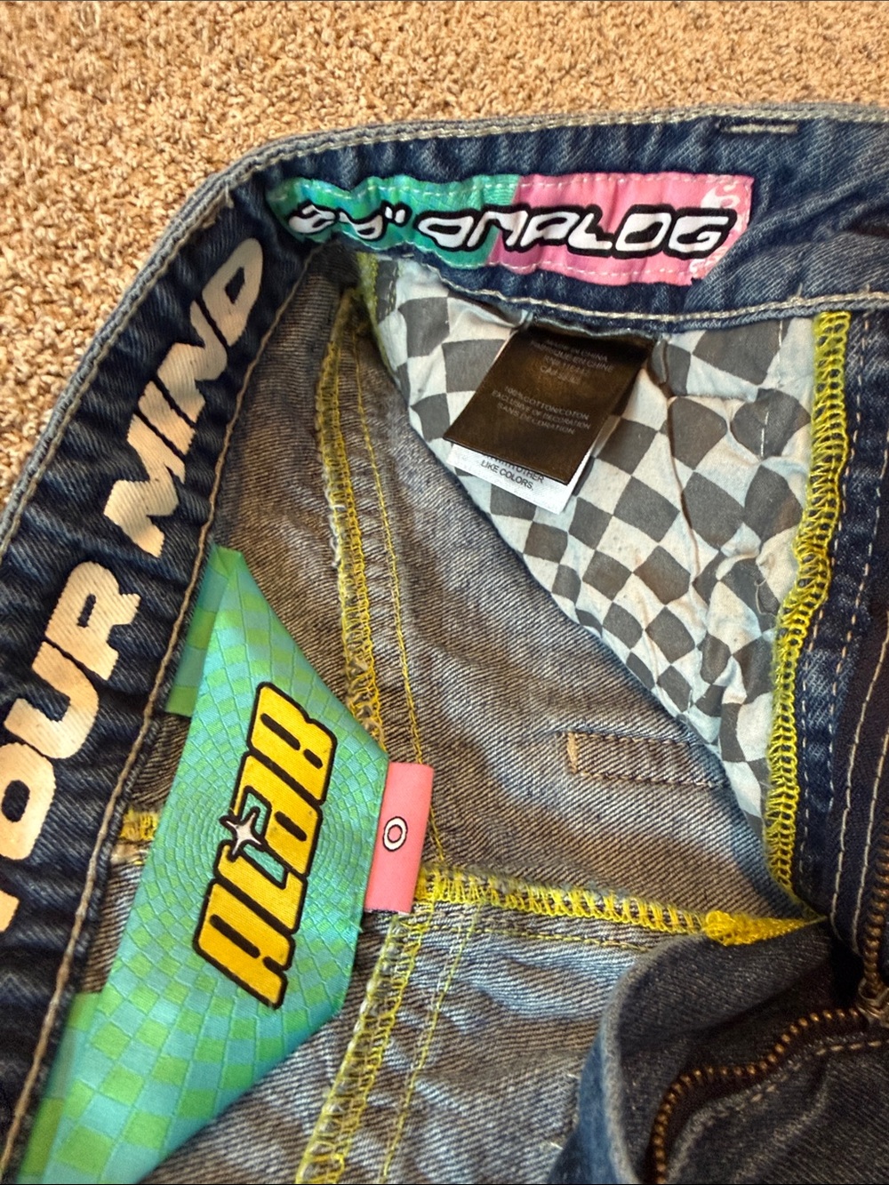aLab Mega Rave jeans size 0 - Picture 8 of 8